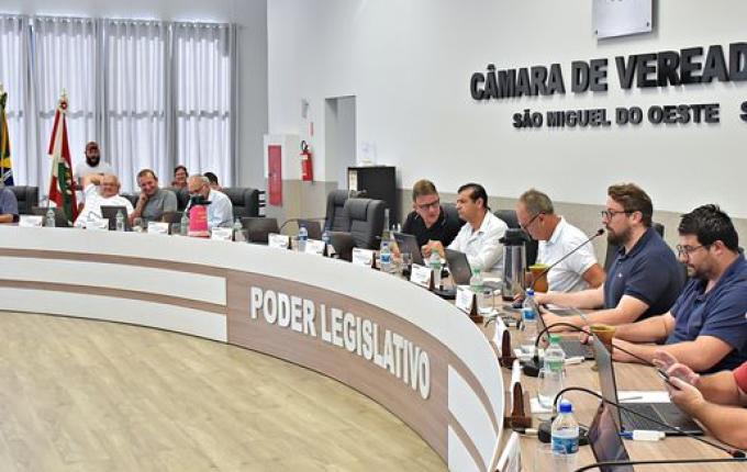Vereadores aprovam contas de 2021 do Município de São Miguel do Oeste