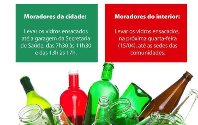 Secretaria de Saúde de Guarujá lança campanha de recolha de vidros