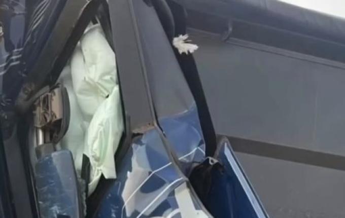 Morador de Campo Erê morre em acidente entre três caminhões na BR-364 em Cuiabá