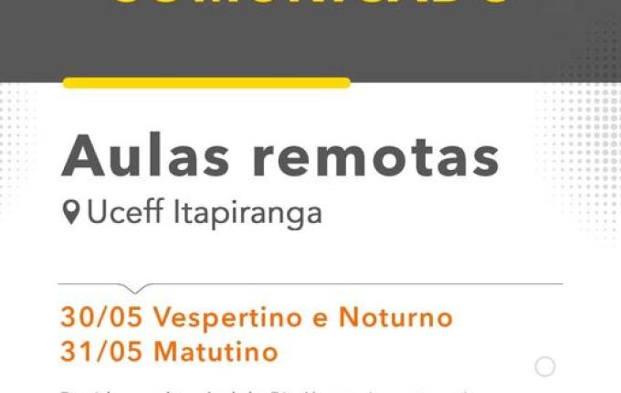 Uceff de Itapiranga suspende aulas presenciais em virtude do nível do Rio Uruguai