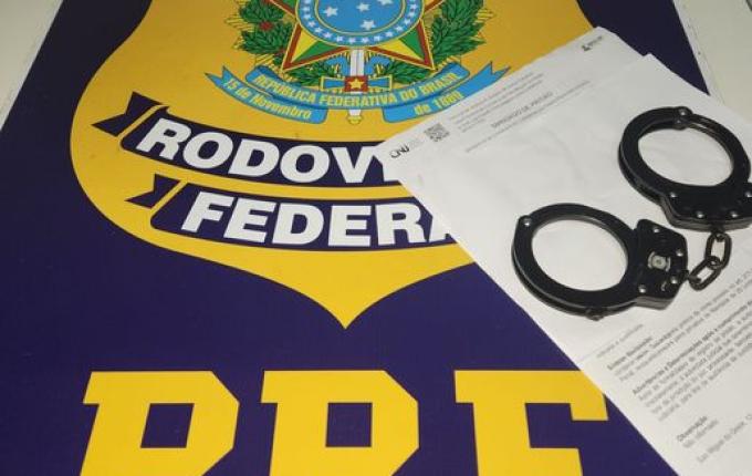 PRF prende homem condenado por estupro de vulnerável na BR-163