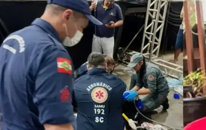 Show de Murilo Huff é cancelado após morte de trabalhador, em Chapecó