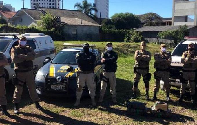 Operação conjunta apreende mais de 50 kg de maconha e prende suspeitos