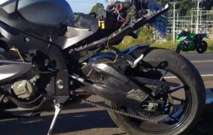 Homem morre em queda de moto na BR-282