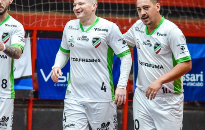 Neste sábado, São Miguel Futsal/JONI GOOL recebe São Carlos pela Taça Barriga Verde