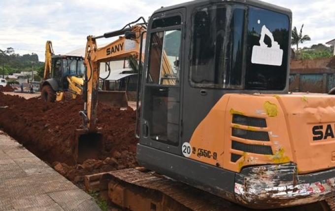Obras de drenagem avançam em Descanso