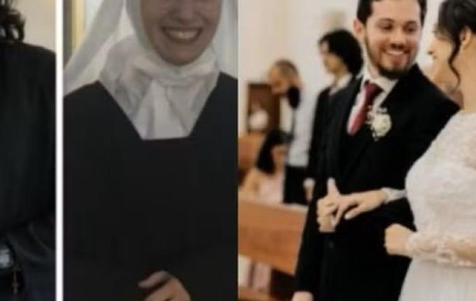 Freira e seminarista trocam vida religiosa, se casam em SC e história viraliza