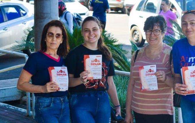 Entidades realizam ação em SMO para incentivar Doação de Sangue
