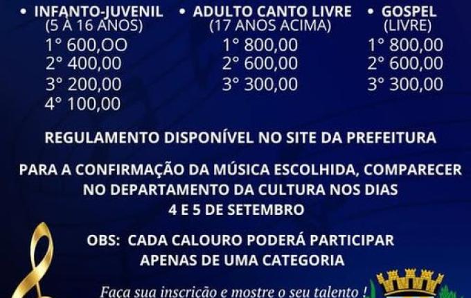 Inscrições abertas para o Festival de Música em Romelândia