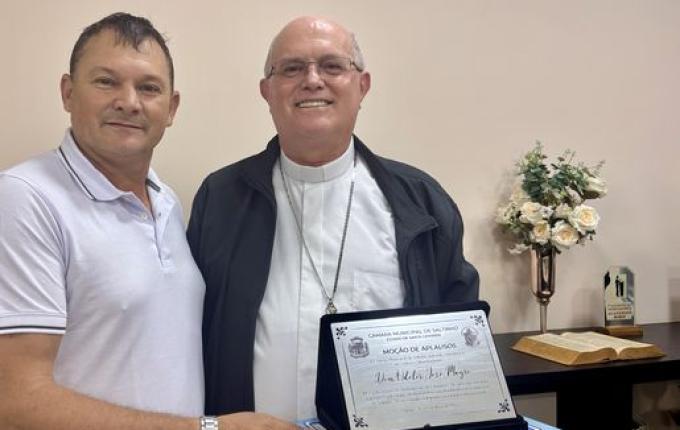 Câmara de Vereadores de Saltinho realiza Sessão Solene em homenagem a Dom Odelir Magri