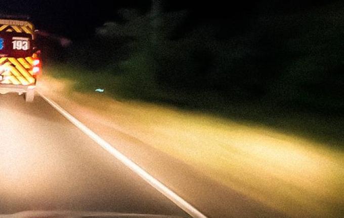 Colisão frontal deixa quatro pessoas feridas na BR-282 em Iraceminha