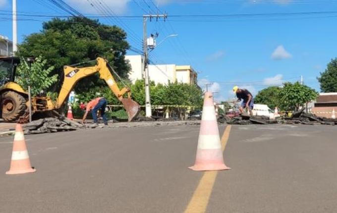Prefeitura trabalha na construção de novas faixas elevadas