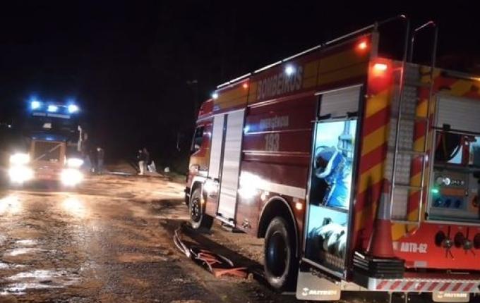 BR-163 fica bloqueada por 2h após acidente em Guaraciaba