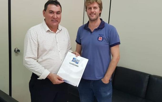 Prefeito de Guaraciaba participa de audiência junto à Funasa