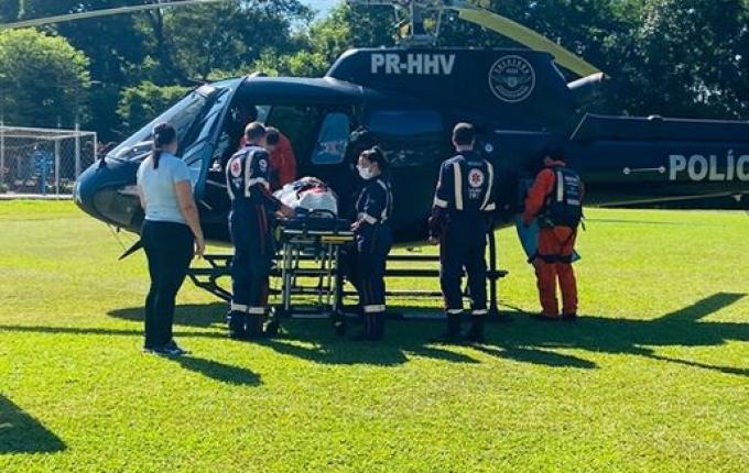VÍDEO: SAER-FRON realiza transferência de paciente de Itapiranga para Hospital de Xanxerê