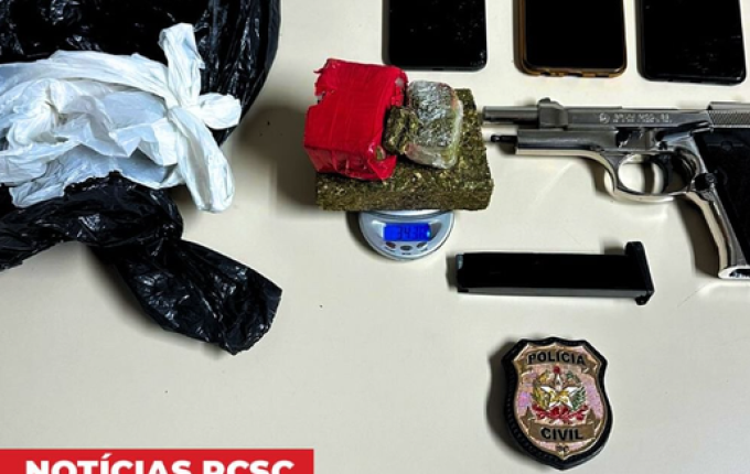 Homem é preso em flagrante por tráfico de droga em Quilombo