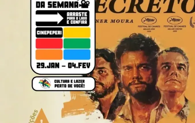 "Agente Secreto", sucesso brasileiro indicado ao Oscar, volta à tela do Cine Peperi