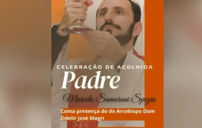 Padre Marcelo é acolhido na Paróquia São Miguel Arcanjo neste domingo, em São Miguel do Oeste