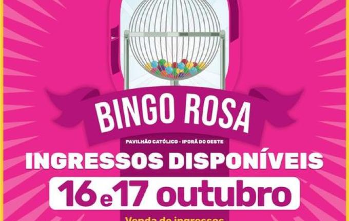 ACIIO/CDL inicia venda de ingressos para o Bingo Rosa