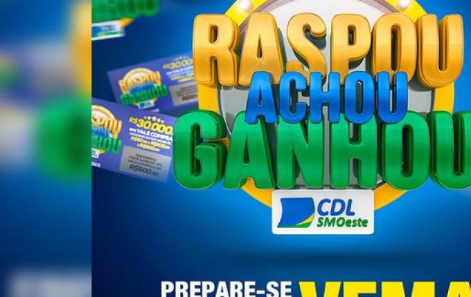 SMO: Campanha Raspou, Achou, Ganhou da CDL bate recorde em adesão