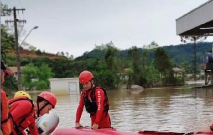 Bombeiro Militar de Cedro é convocado para compor a força tarefa na cidade de Taió-SC