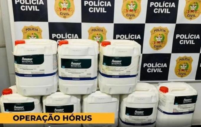 Mais de 250 litros de agrotóxicos contrabandeados são apreendidos em Campo Erê