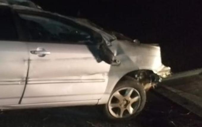 Motorista perde controle da direção e sai da pista na SC-157