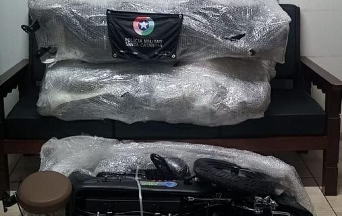 PM apreende motocicletas elétricas de origem estrangeira em Campo Erê