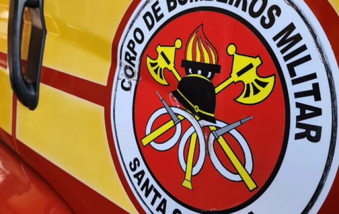 Trabalhador fica ferido em queda de telhado no interior de Itapiranga