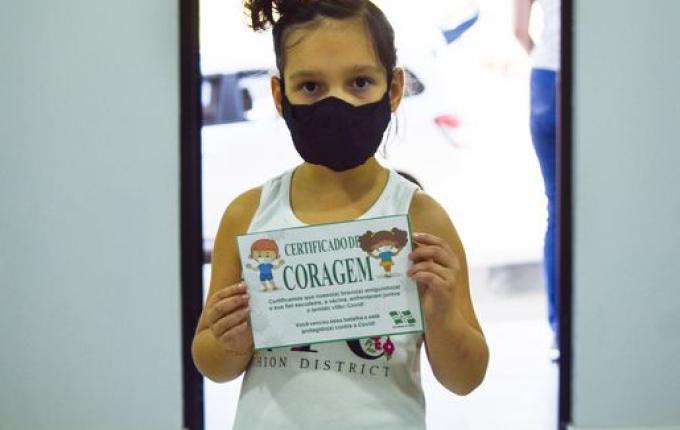 Saúde inicia vacinação infantil contra a Covid em São Miguel do Oeste