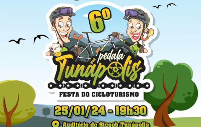 Lançamento do 6º Pedala Tunápolis será nesta quinta-feira