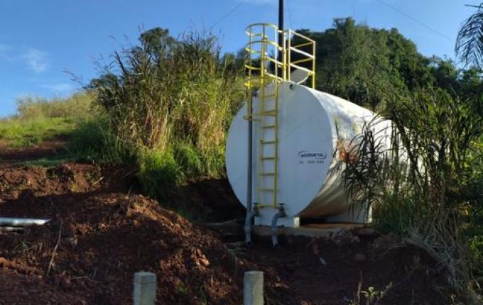 Itapiranga realiza trabalho de limpeza de reservatórios de água