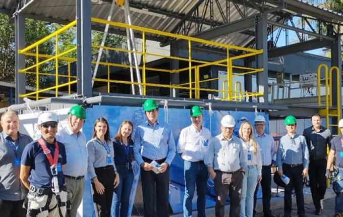 Presidente da FIESC acompanha obras da ampliação do SENAI em SMOeste