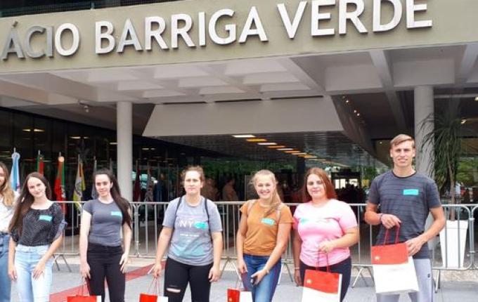 Vereadores Mirins de Itapiranga realizam viagem a Florianópolis