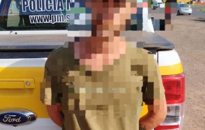 Foragido da Justiça é preso em abordagem policial na SC-163