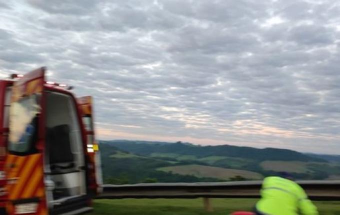 Motociclista sofre ferimentos em queda no interior de Itapiranga