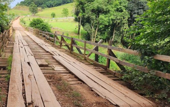 Projeto da ponte na SC-283, no interior de Itapiranga, praticamente dobra de valor