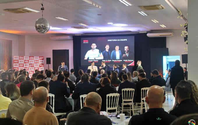 BNI AUDAZ celebra primeiro ano com megaevento de networking em São Miguel do Oeste