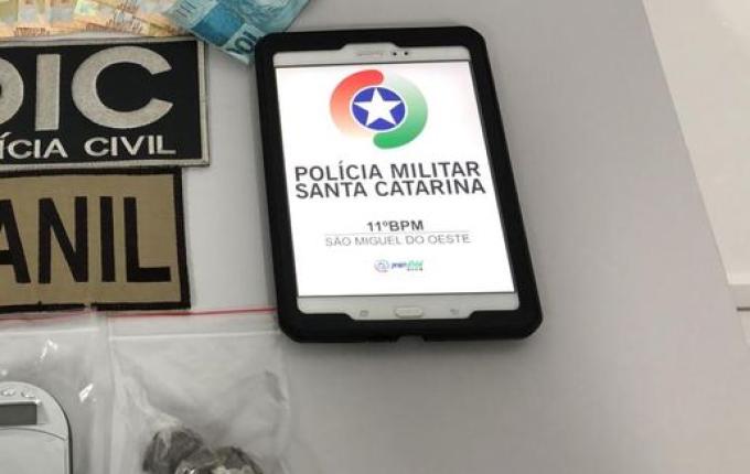 Polícia Civil prende mais um traficante de drogas em São Miguel do Oeste