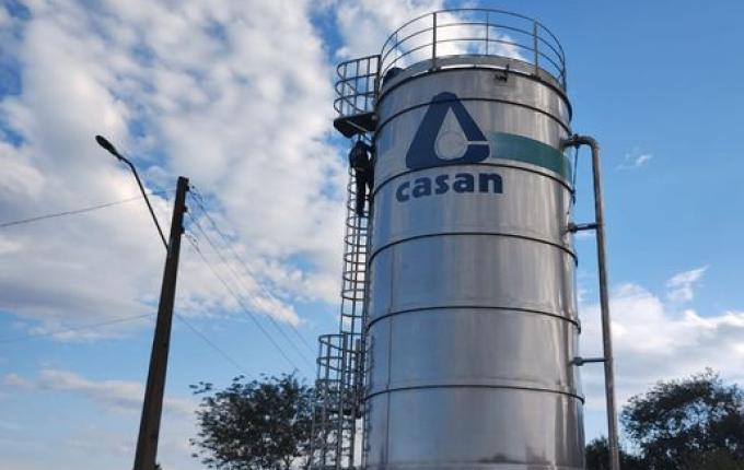 Descanso inaugura reservatório de 100 mil litros em Itajubá