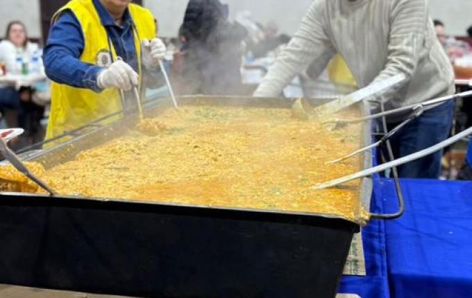 1º Risoto no Tacho do Lions Clube Universidade reúne mais de 600 pessoas em São Miguel do Oeste