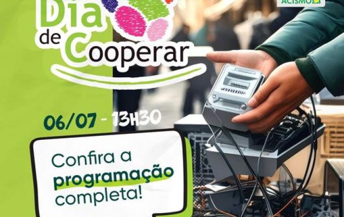 Núcleo de Cooperativas da Acismo realiza Dia C de Cooperar neste sábado