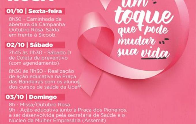 Campanha de prevenção ao câncer terá três dias de ações em Itapiranga