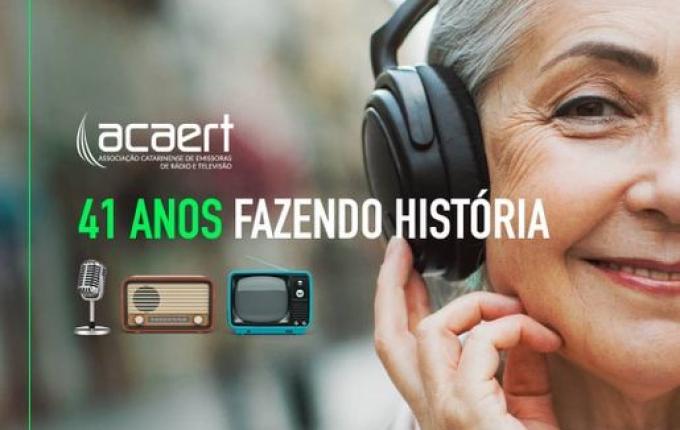 ACAERT completa 41 anos, fortalecendo o rádio e a TV em Santa Catarina