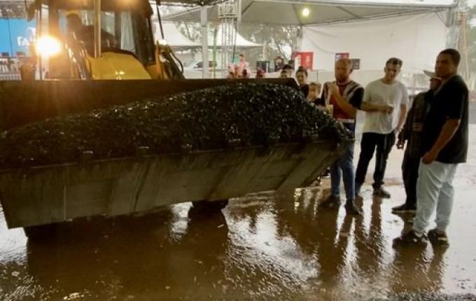 Chuva causa transtornos, mas não afeta programação da Faismo 2022