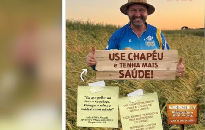 Campanha “use chapéu e tenha mais saúde” chega à 19ª edição em Bandeirante