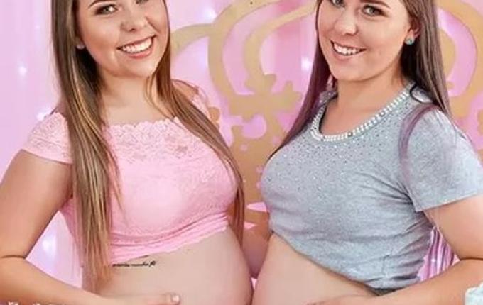 Gêmeas catarinenses ficam grávidas ao mesmo tempo: “Foi uma surpresa muito grande”