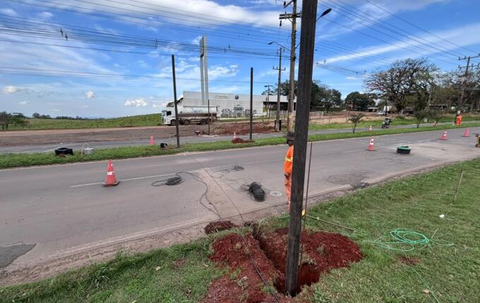 Oito lombadas eletrônicas voltam a ser instaladas na Avenida Willy Barth, em São Miguel do Oeste