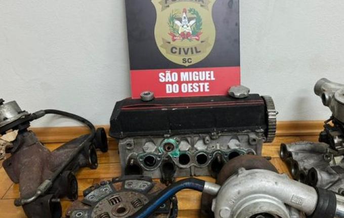 Polícia recupera peças de carro furtadas avaliadas em R$ 10 mil em Descanso