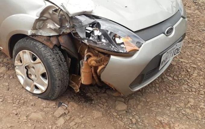 Acidente na BR-282 em Maravilha deixa motociclista ferido